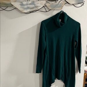 Chico's Green Cowl Neck Sweater
